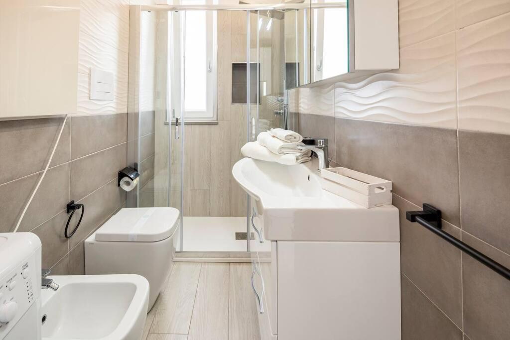 Tenuta Croce Appartamento Karol-Piscina-Vista Mare Salerno Esterno foto