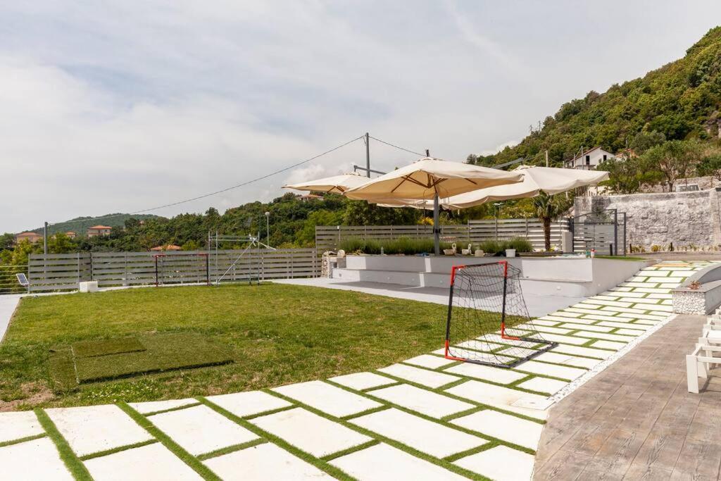 Tenuta Croce Appartamento Karol-Piscina-Vista Mare Salerno Esterno foto
